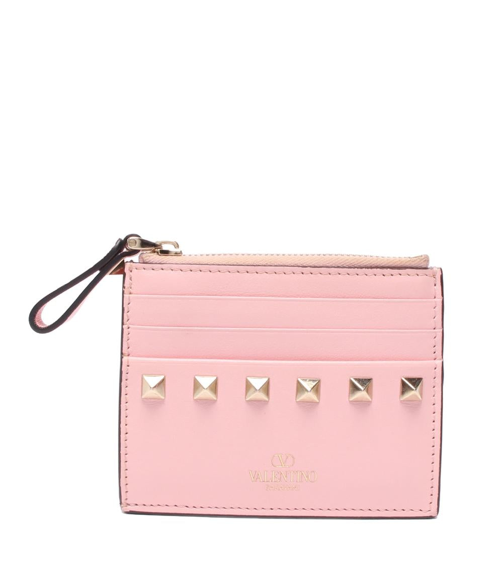 美品 ヴァレンチノ コインケース カードケース ロックスタッズ レディース VALENTINO
